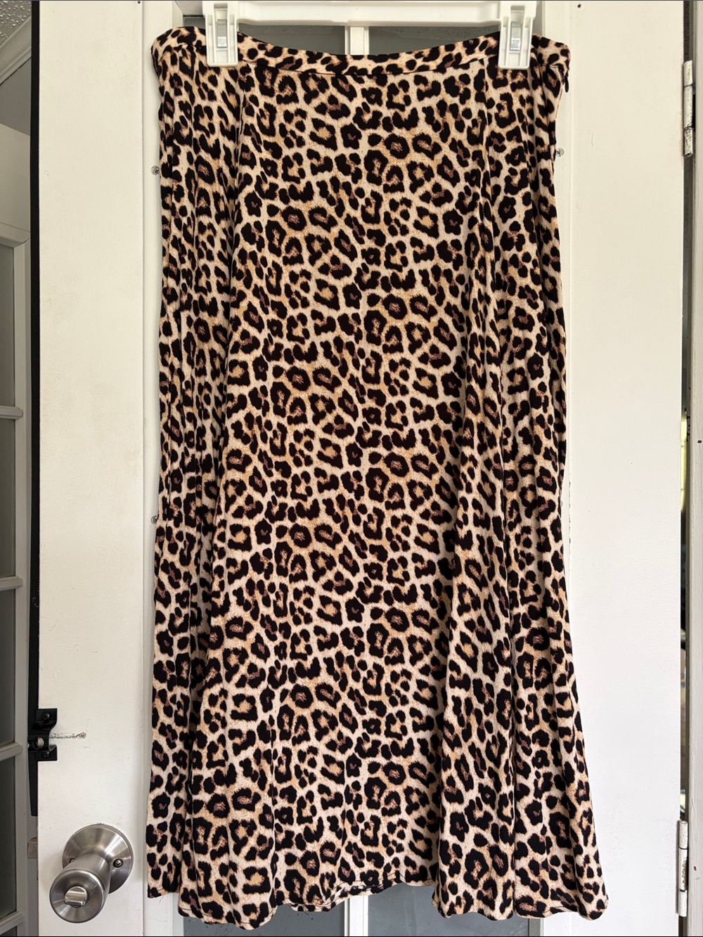 H&M Leopard Print Circle Skirt - Tan & Black